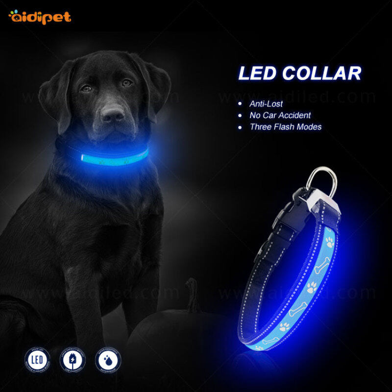Professional Manufacture Adjustable Luxury nylon Dog Neck Collar